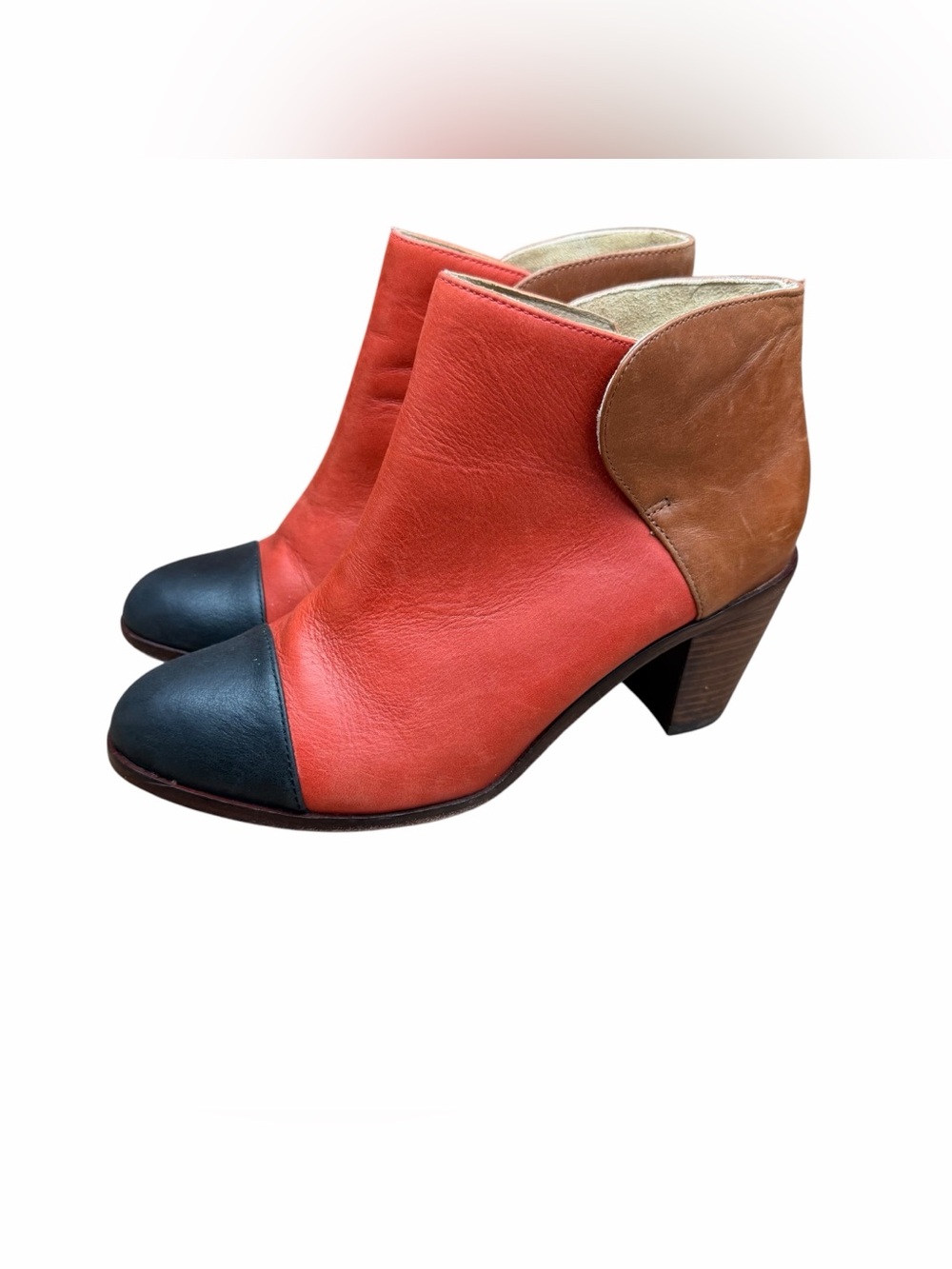 Wolverine 1000 mile size 8 by Samantha Pleet  Ceremony Demi Boot  Red Brown